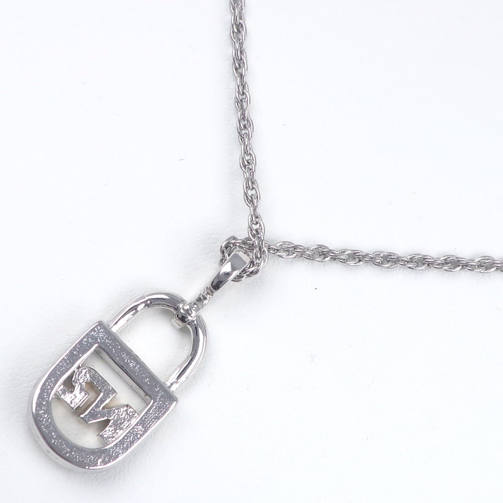 Nina Ricci Logo Silver Necklace