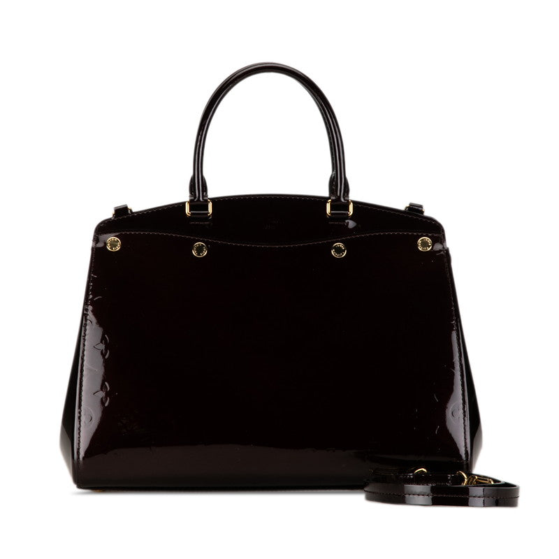 Louis Vuitton Brea MM Enamel Shoulder Bag M91619 in Excellent condition