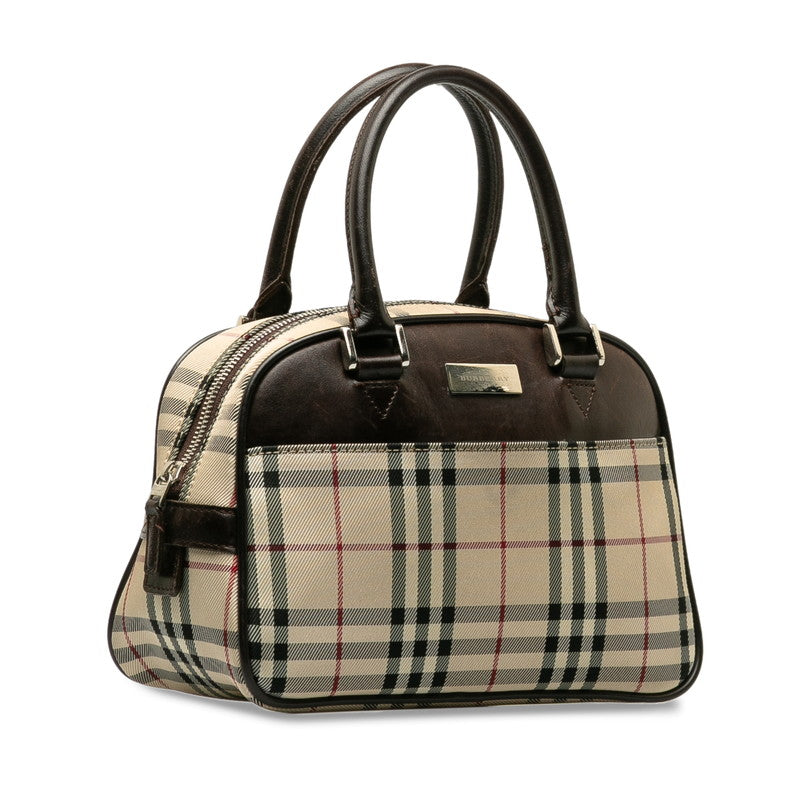Burberry House Check Canvas Handbag Canvas Handbag in Fair condition