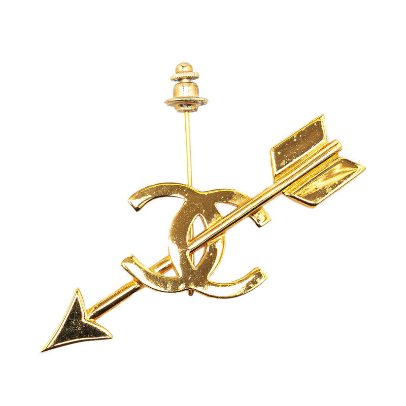 Chanel CC Cupid Brooch Metal Brooch in Good condition