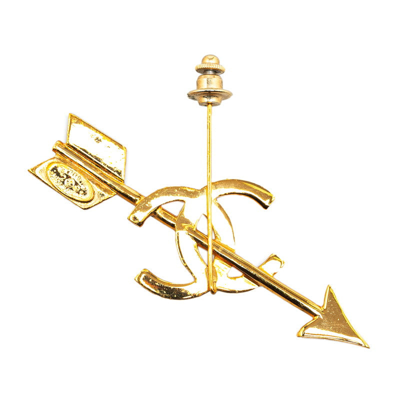 Chanel CC Cupid Brooch Metal Brooch in Good condition