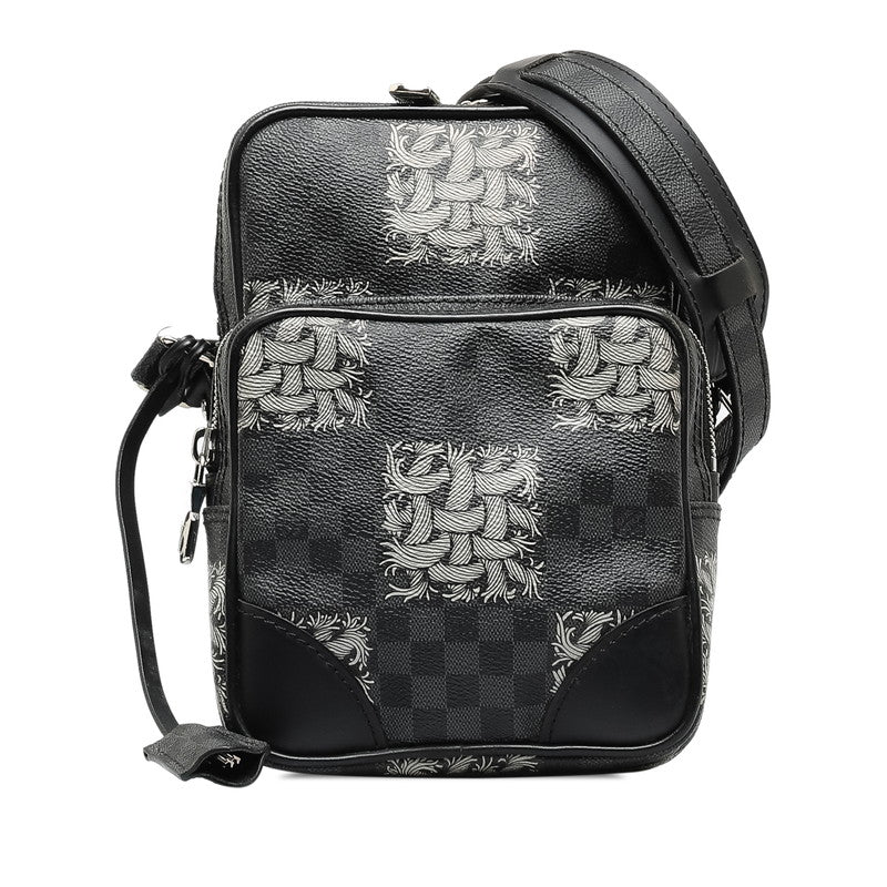 Louis Vuitton Damier Graphite Christopher Nemeth Amazon Canvas Crossbody Bag N50012 in Good condition