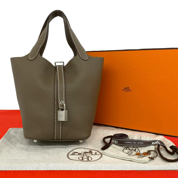 Hermes Picotin Lock PM calfskin handbag