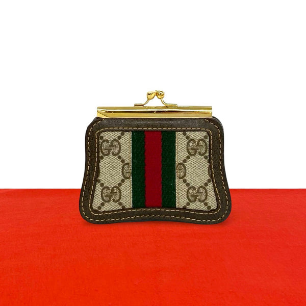 Gucci Leather PVC Coin Purse