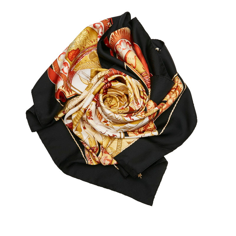 Carre 90 Cling Mers Silk Scarf
