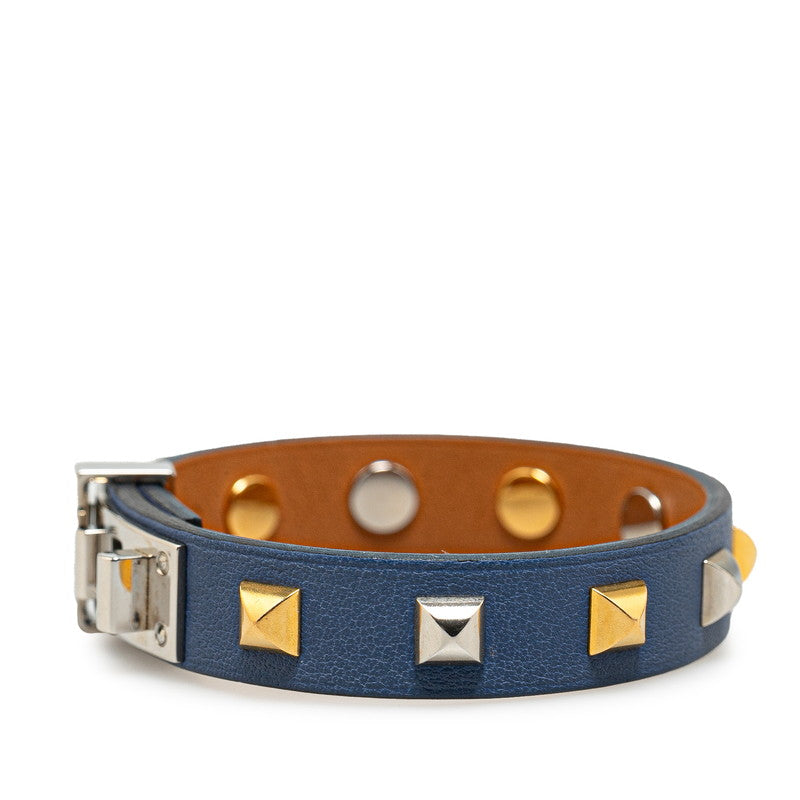 Hermes Swift Mini Dog Clous Carré Bracelet Leather Bracelet in Good condition