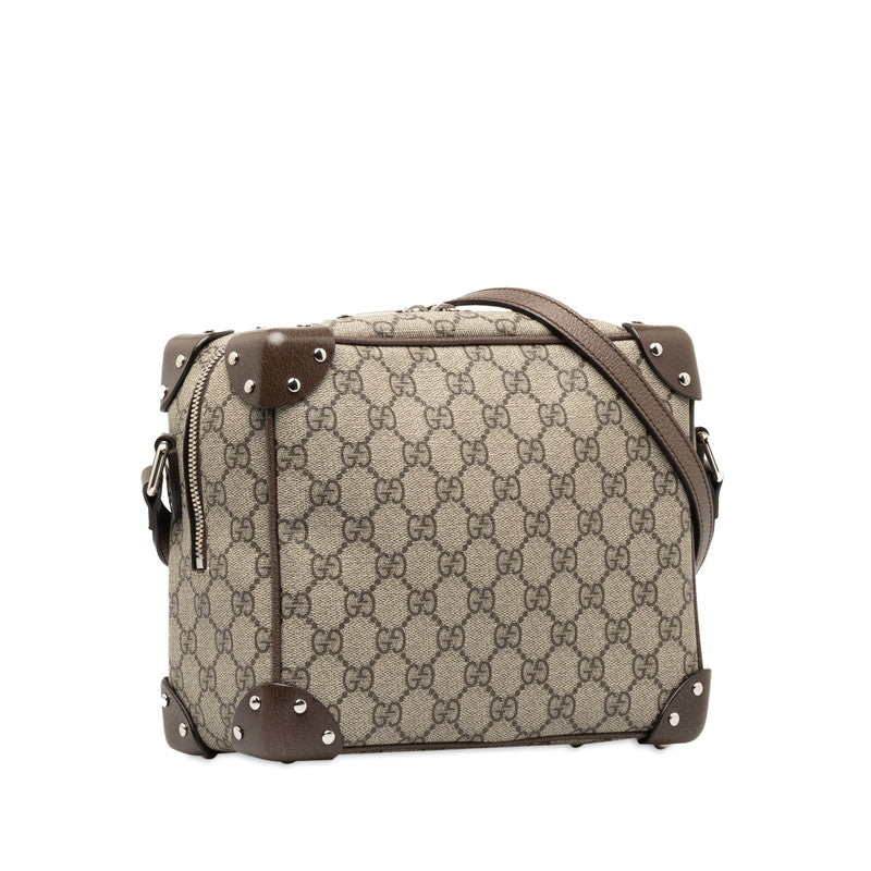 Gucci GG Supreme Trunk Crossbody Bag Crossbody Bag Canvas 626363 in Excellent condition