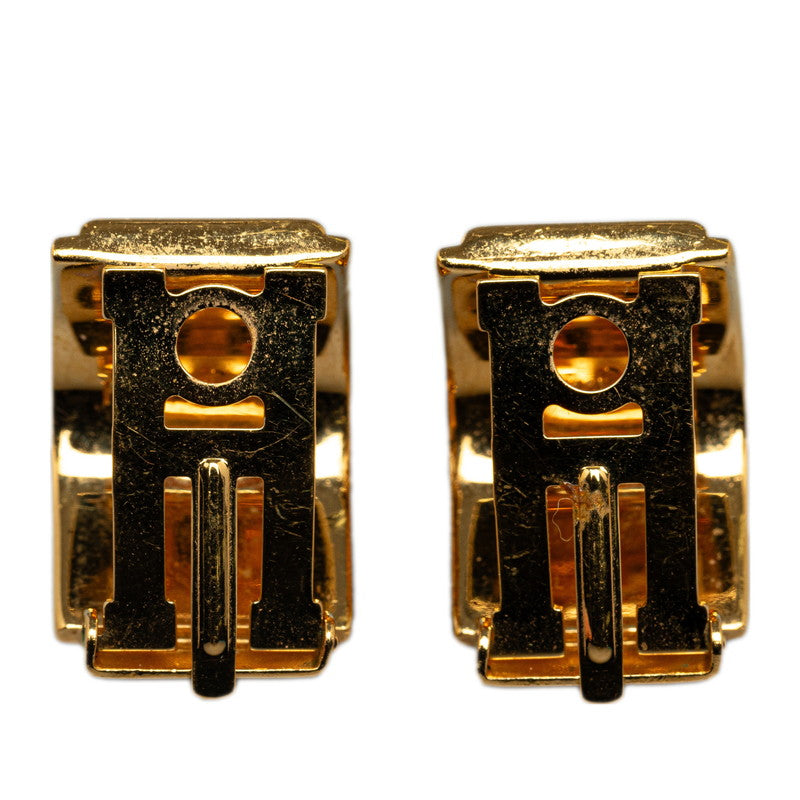 Enamel Printed Clip On Earrings