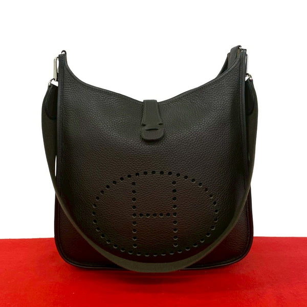 Hermes Evelyne 2 GM calfskin shoulder bag
