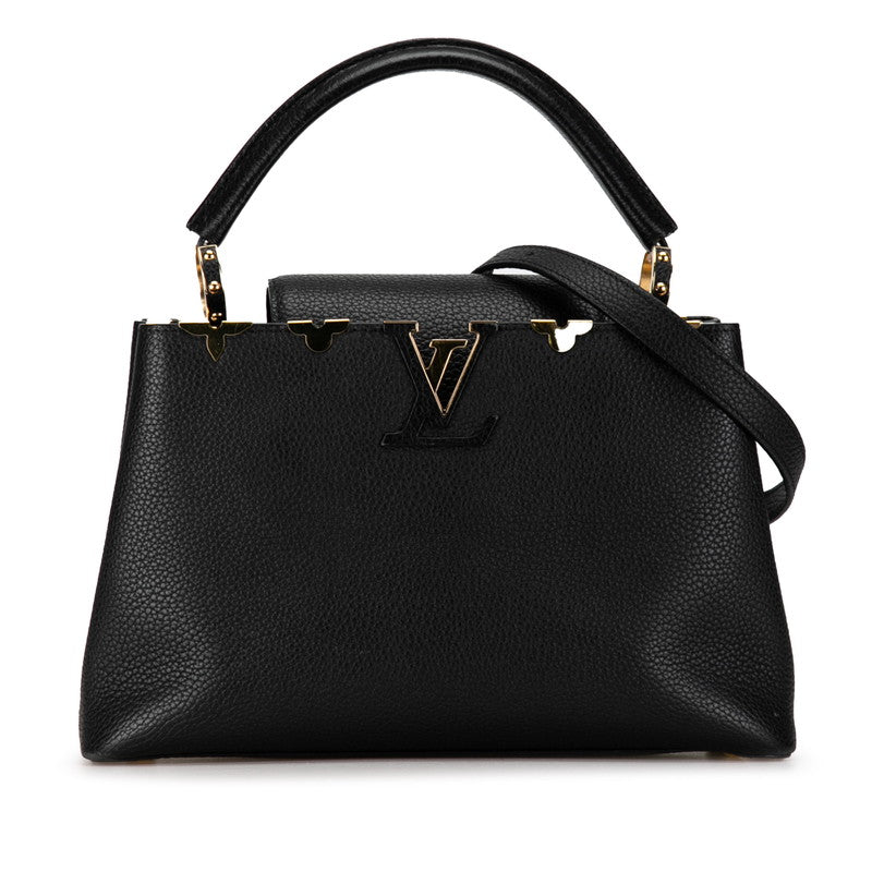 Louis Vuitton Capucines MM Leather Handbag M42259 in Excellent condition