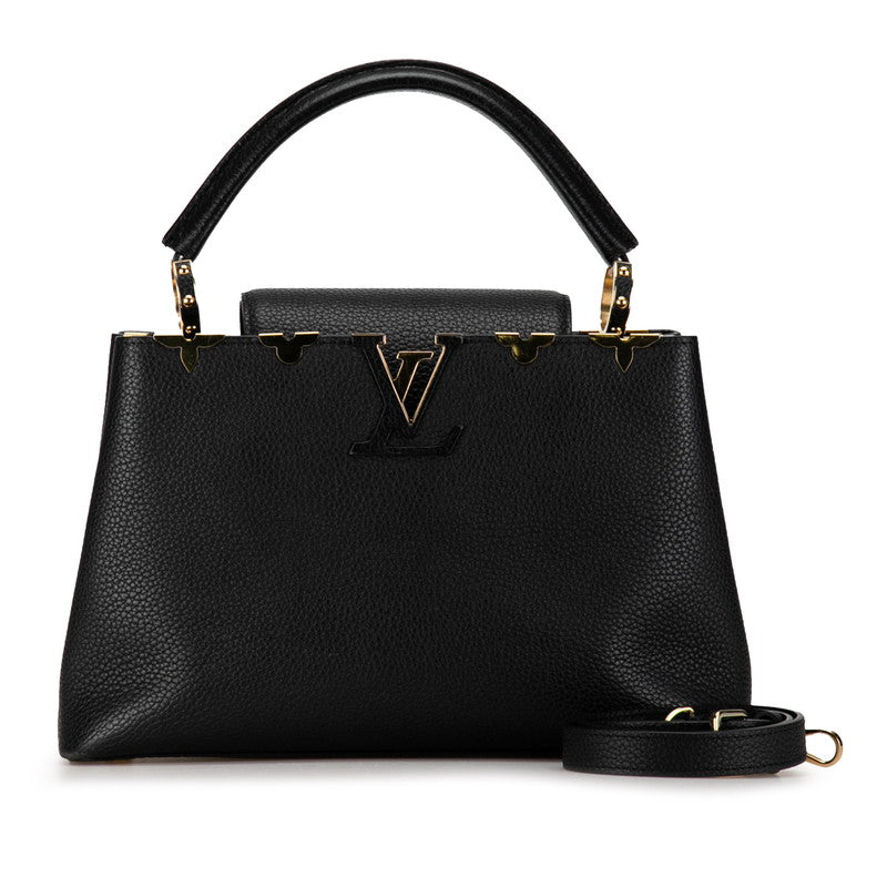 Louis Vuitton Capucines MM Leather Handbag M42259 in Excellent condition