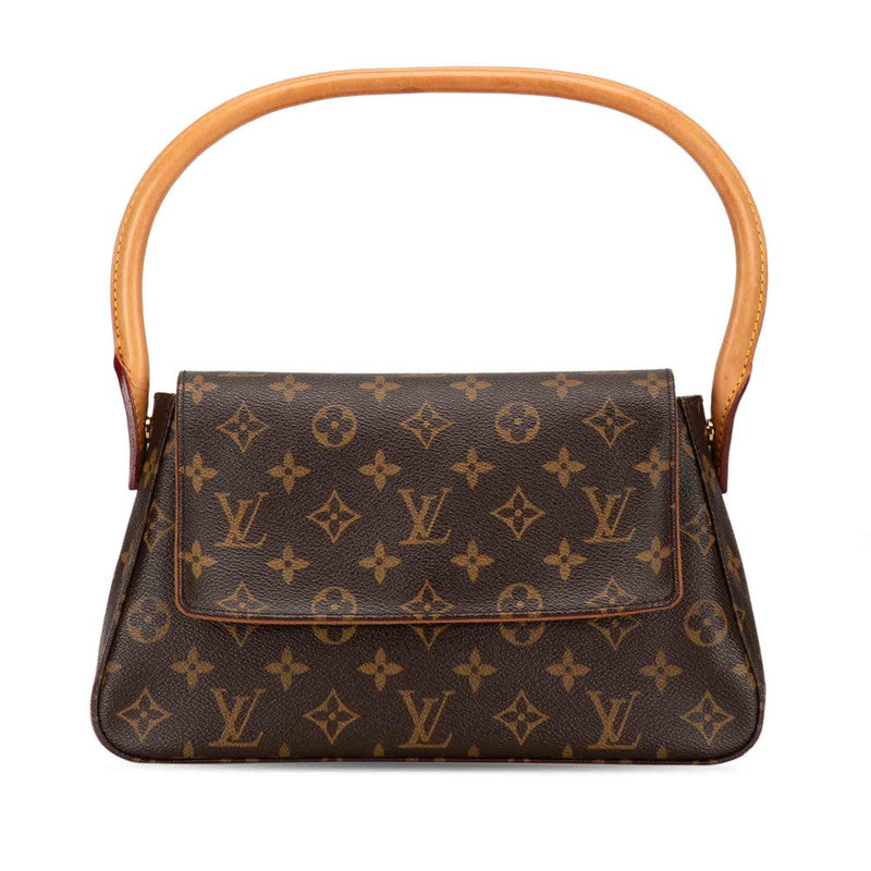 Louis Vuitton Mini Looping Canvas Shoulder Bag M51147 in Good condition