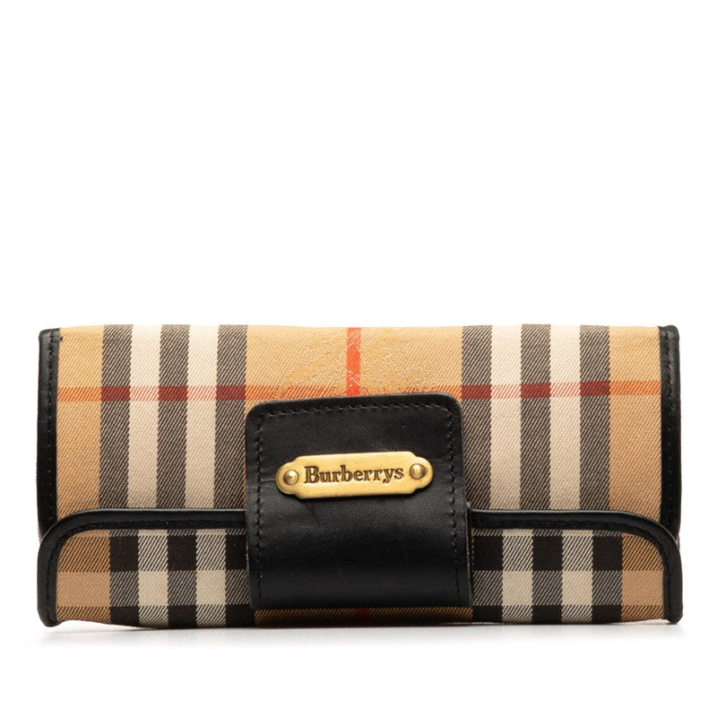 Haymarket Check Canvas Cosmetic Pouch