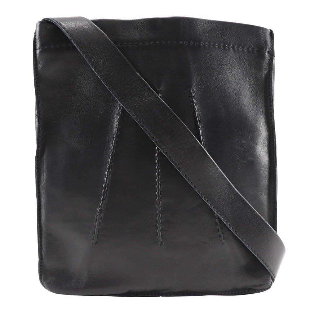 Hermes Toudou Calf Shoulder Bag Black