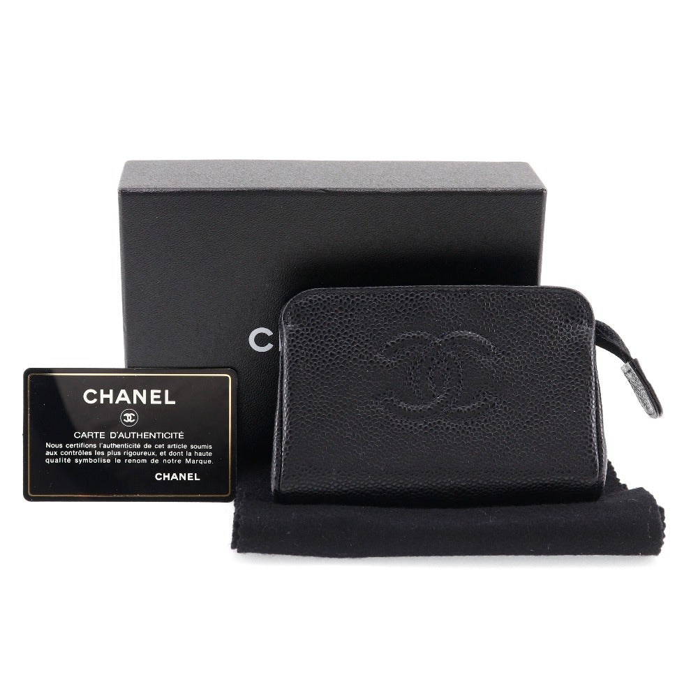 Chanel Caviar Skin Coco Mark Pouch A13500