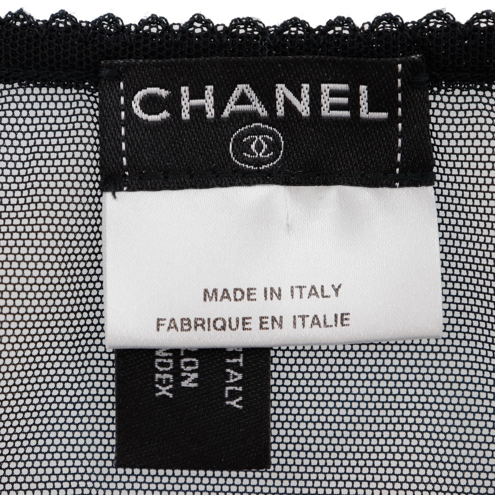 Chanel Sleeveless Tank Top Cotton Black