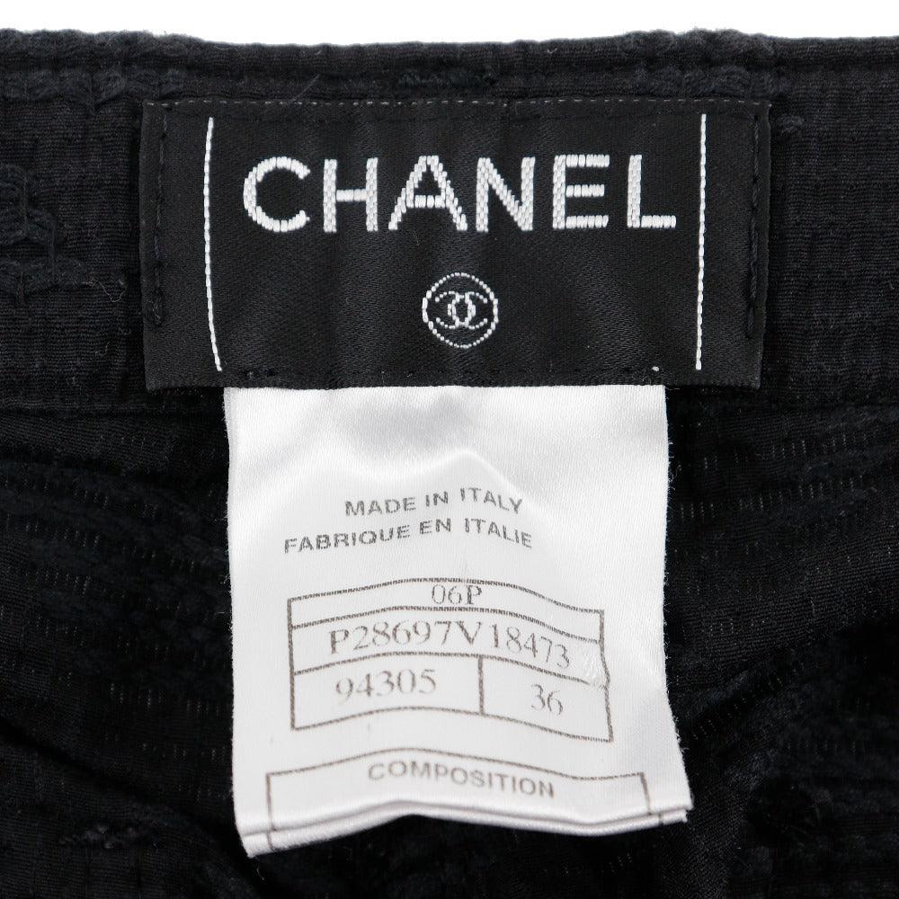 Chanel Icon Pants Cotton Black