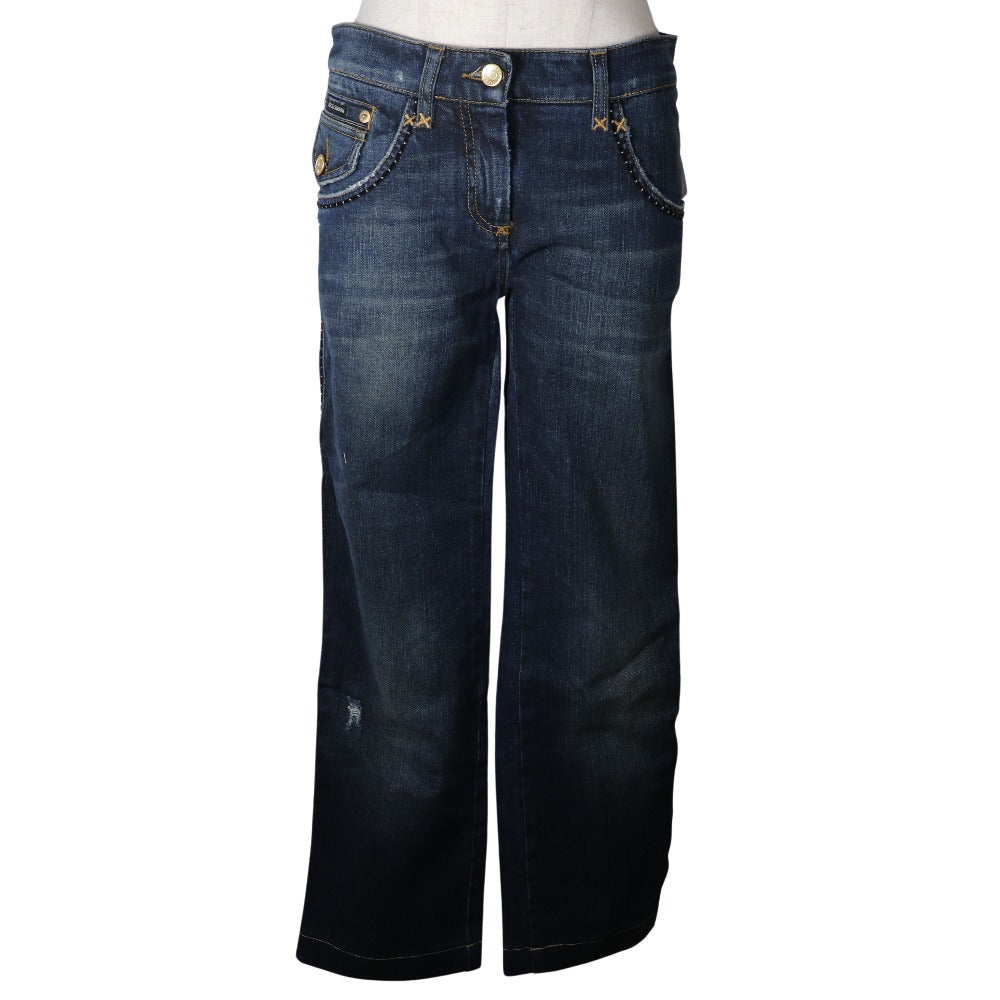 Dolce & Gabbana Denim Cropped Pants