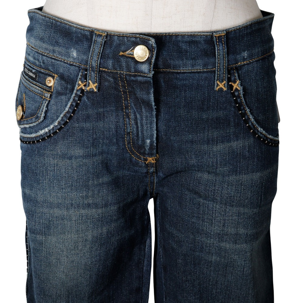 Dolce & Gabbana Denim Cropped Pants