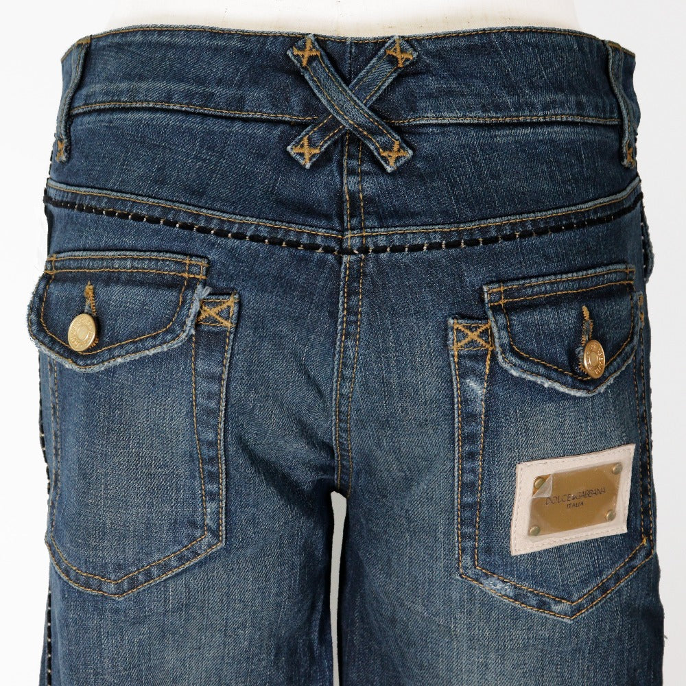 Dolce & Gabbana Denim Cropped Pants