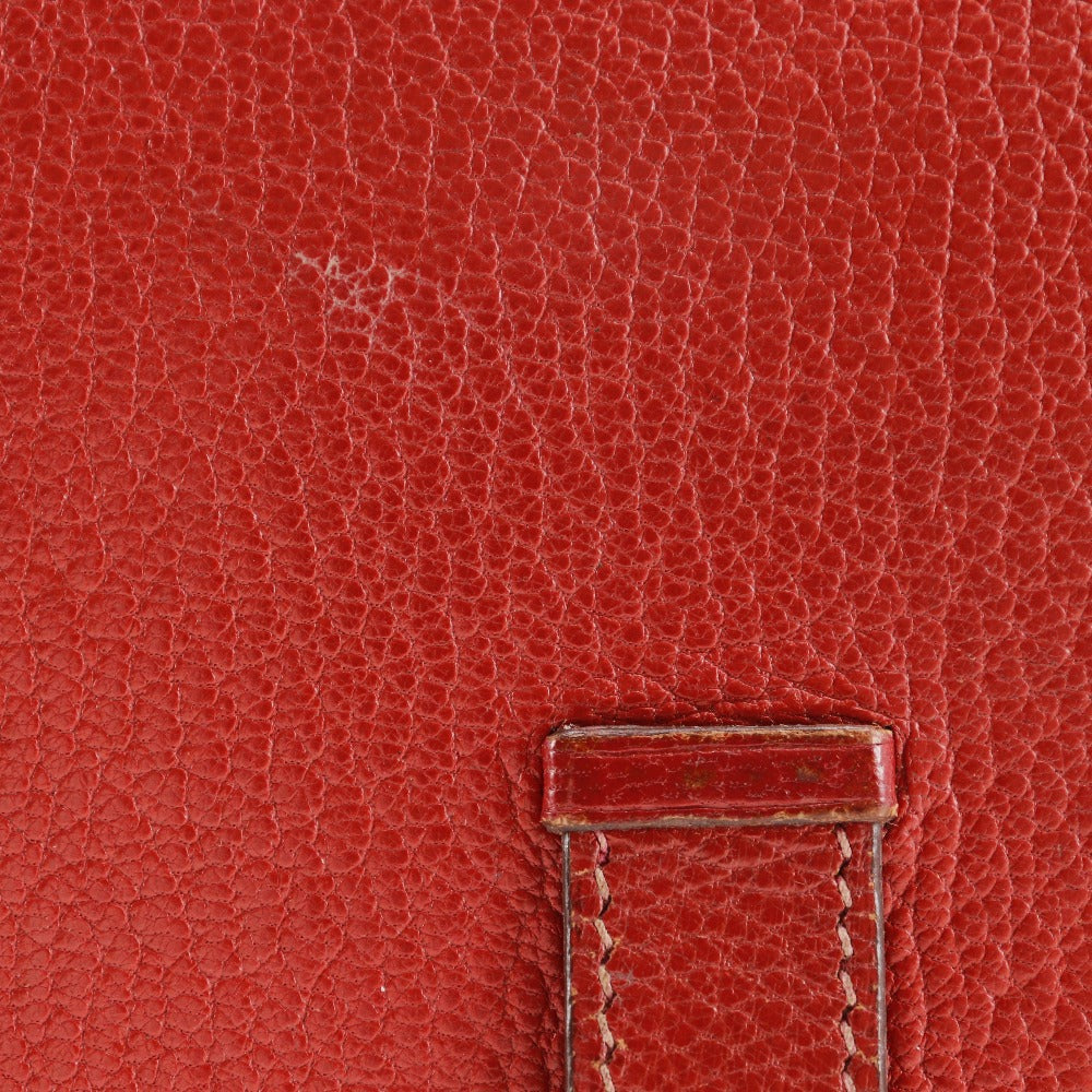 Hermes Bearn Souffle Bifold Wallet Red