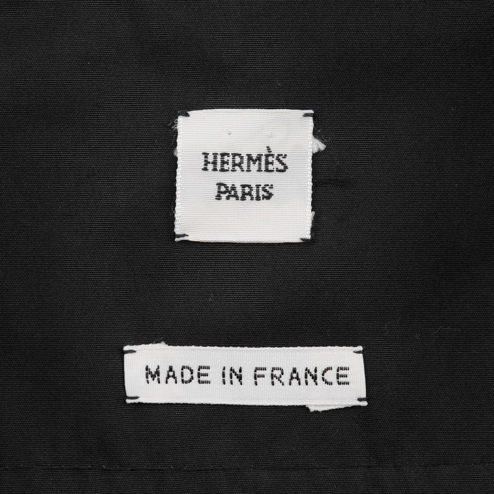 Hermes Cotton Shirt Dress Black