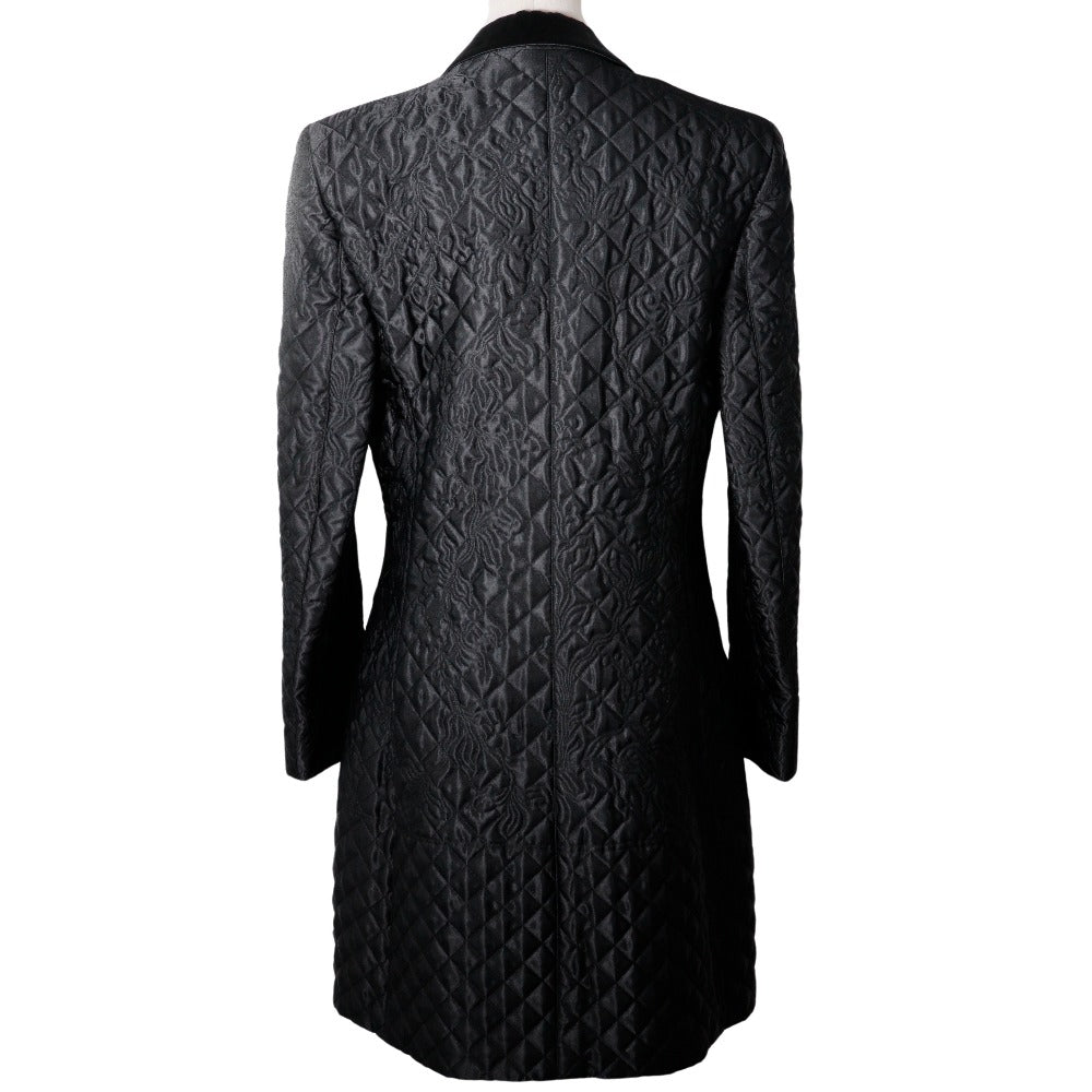 Quilted Tailored Jacket Polyester Black