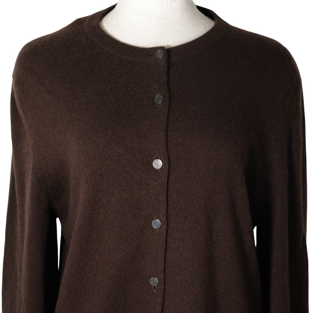 Hermes Cashmere Cardigan with Button