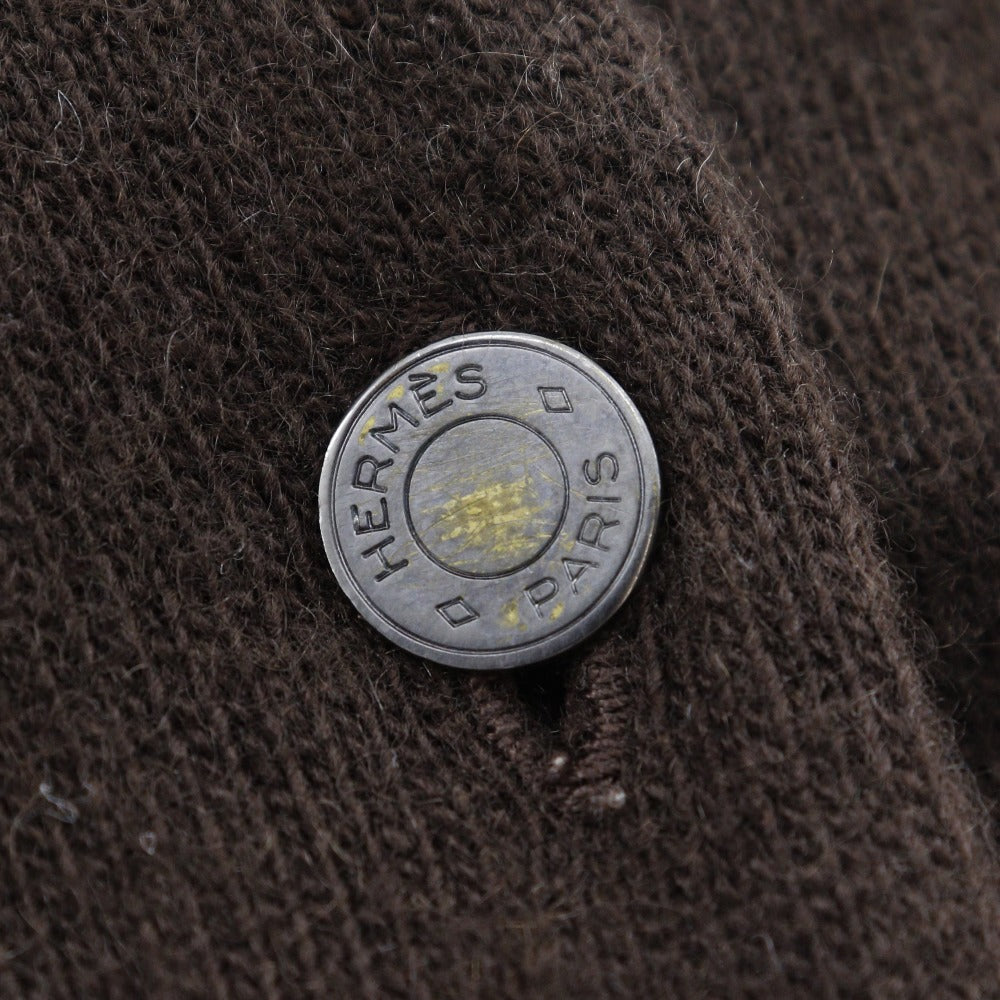 Hermes Cashmere Cardigan with Button