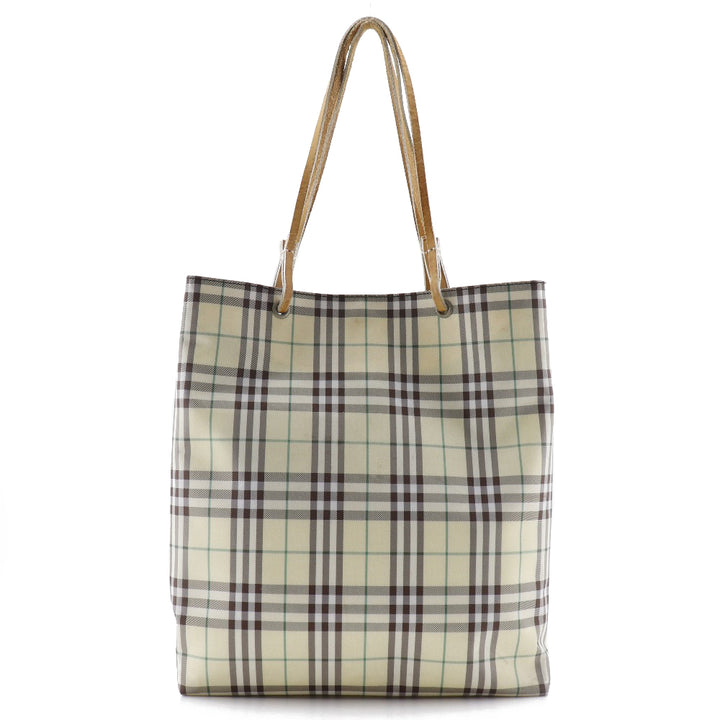 Burberry Nova Check Tote Bag  Canvas Handbag in Good Condition