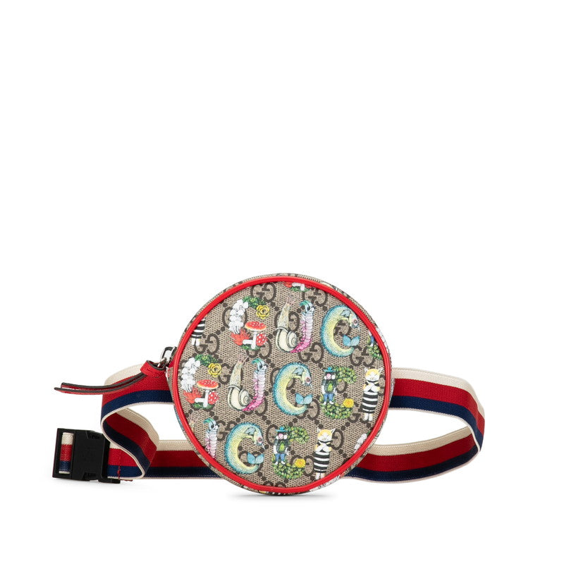 Gucci GG Supreme Yuko Higuchi Belt Bag Canvas Belt Bag 502330 in Excellent condition
