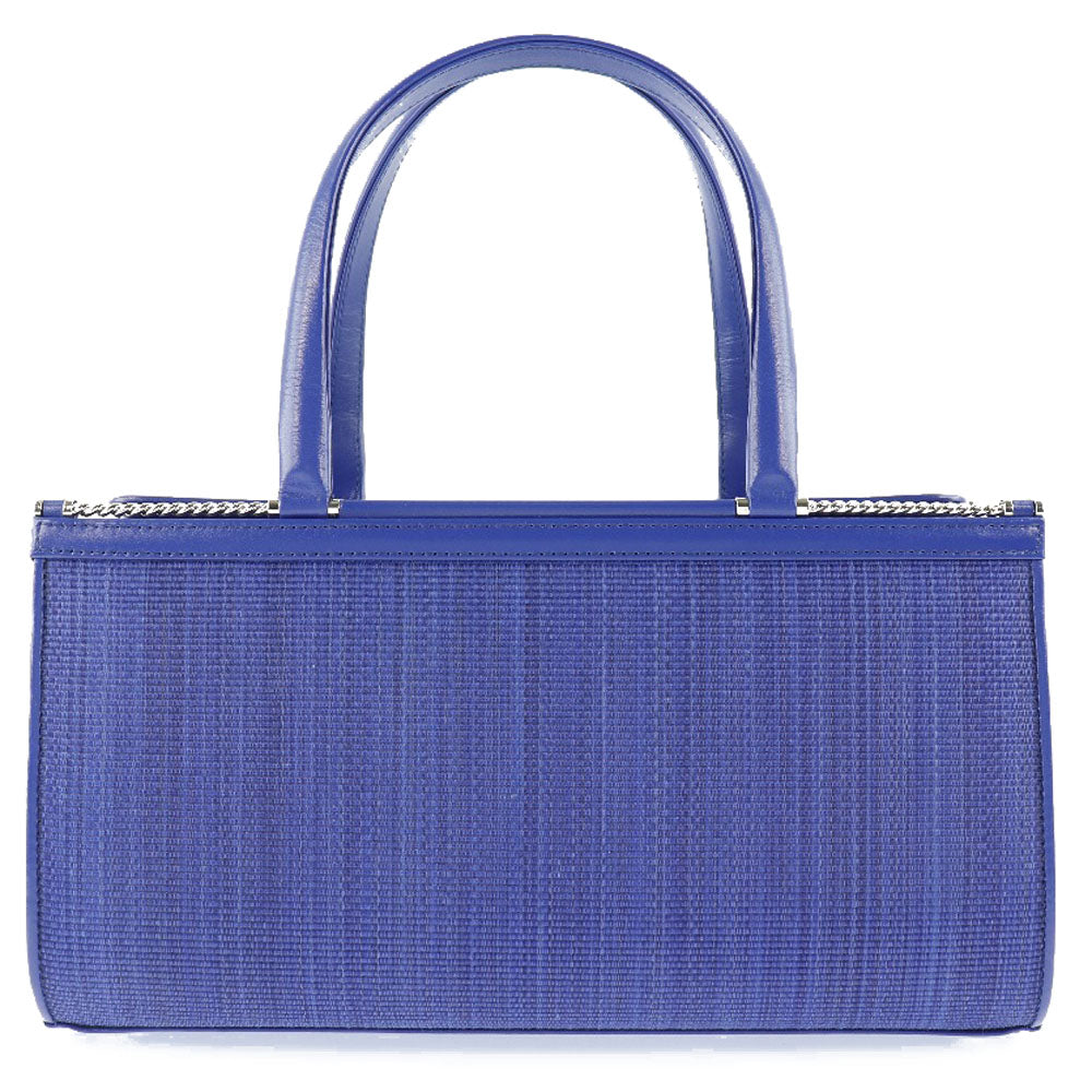 Contes Christine Horsehair Handbag Blue