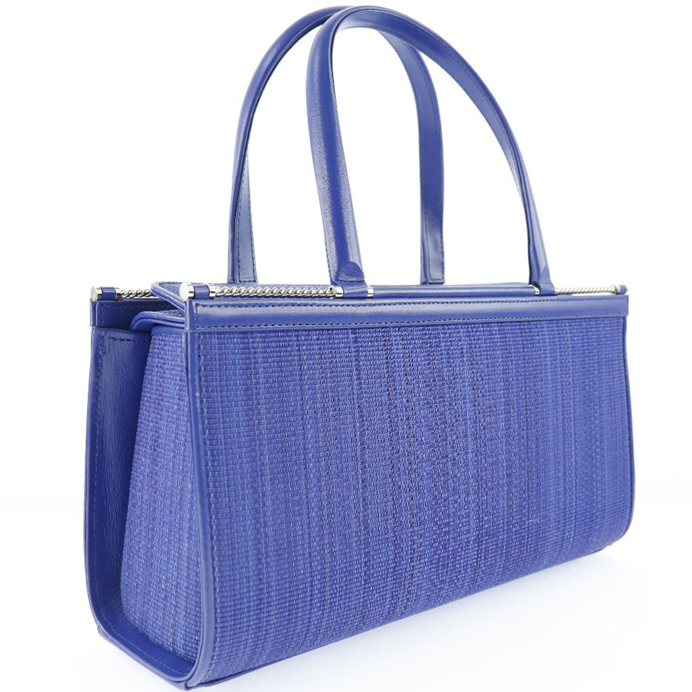 Contes Christine Horsehair Handbag Blue