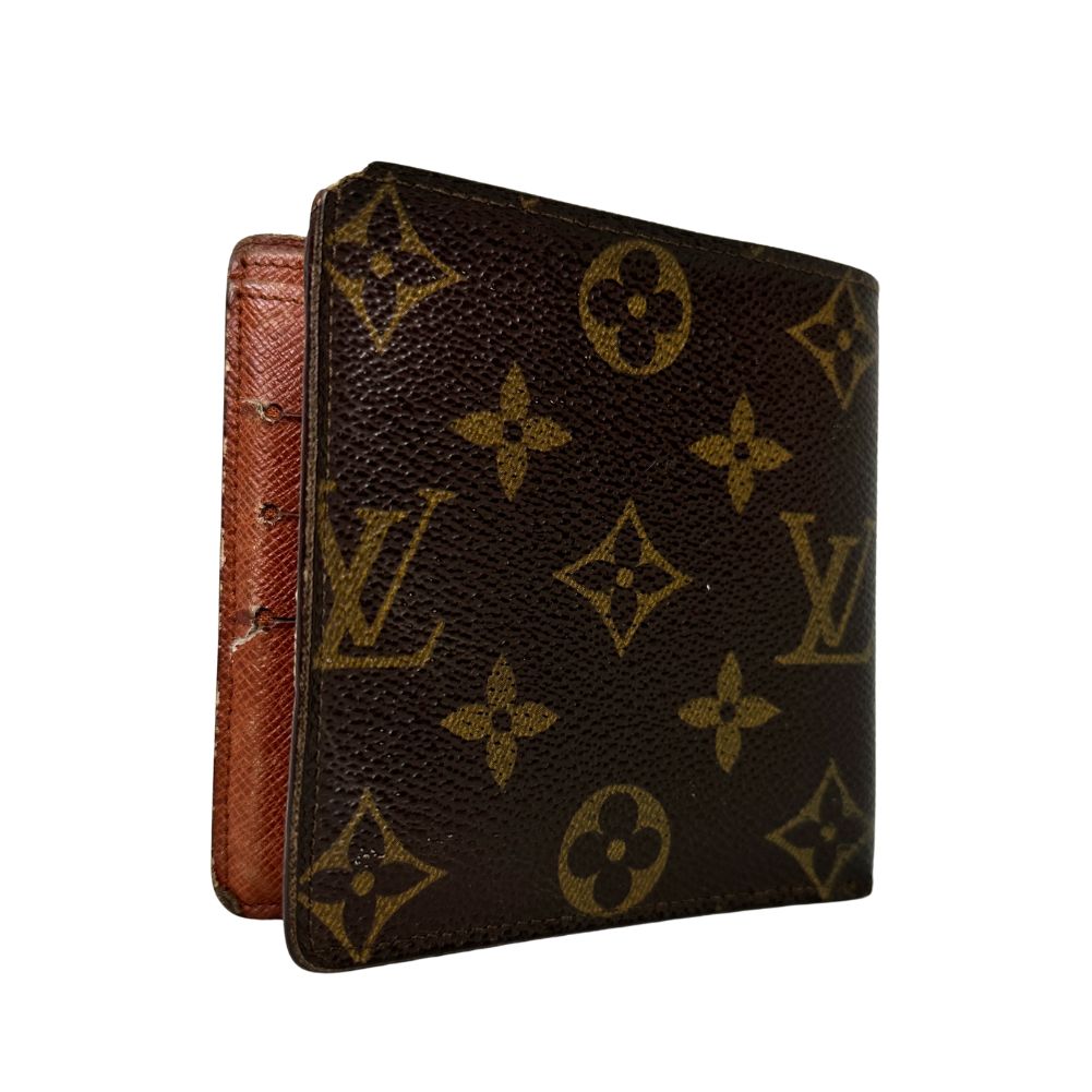 Louis Vuitton Monogram Marco Portefeuille Wallet Canvas Short Wallet M61675 in Fair condition