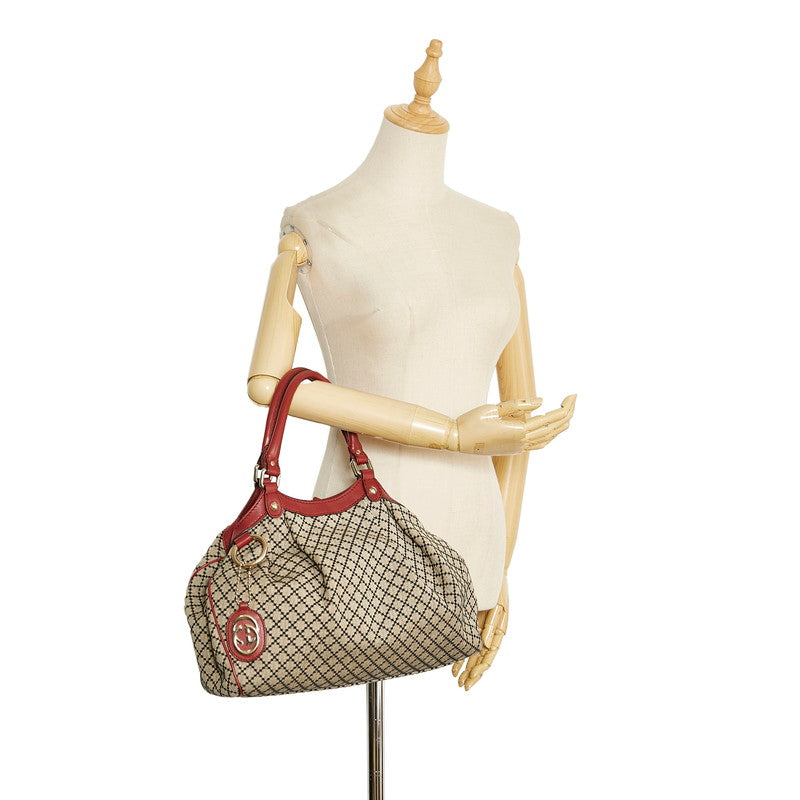 Diamante Canvas Sukey Handbag 211944