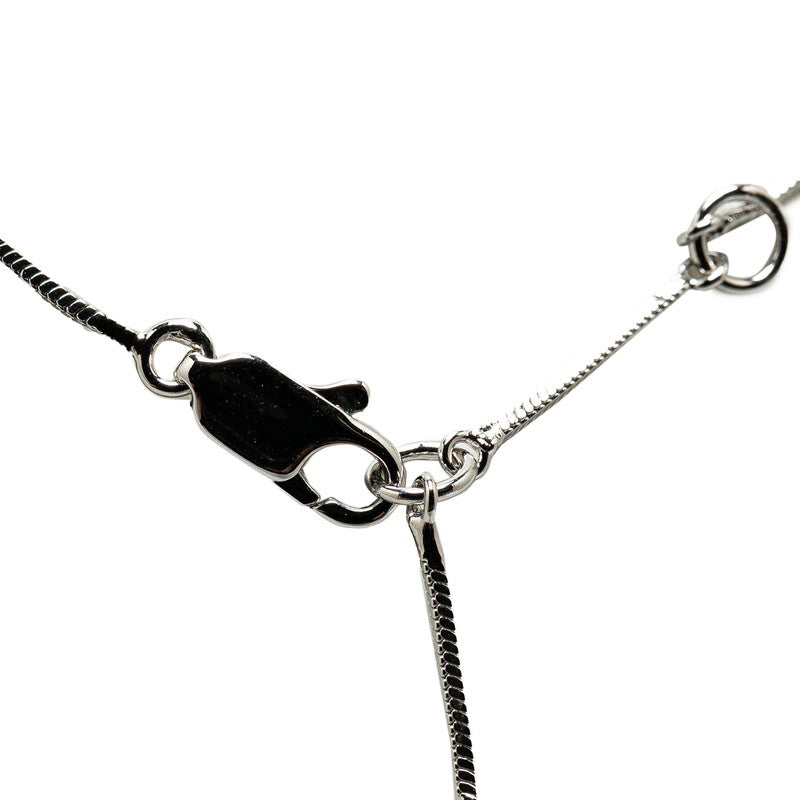 Dior Oblique Logo Necklace Metal Necklace in Excellent condition