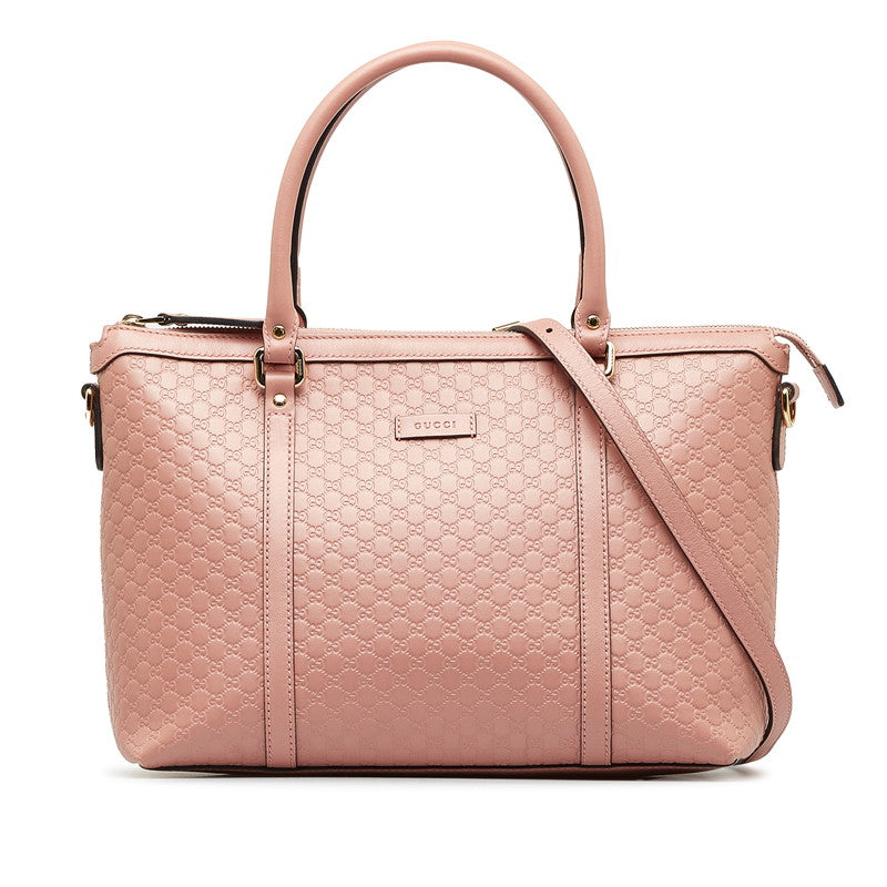 Microguccissima Leather Handbag 449656