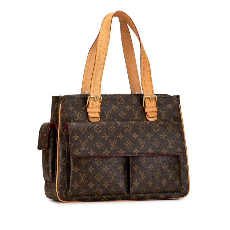 Louis Vuitton Multiplicite Tote Bag Canvas Tote Bag M51162 in Good condition