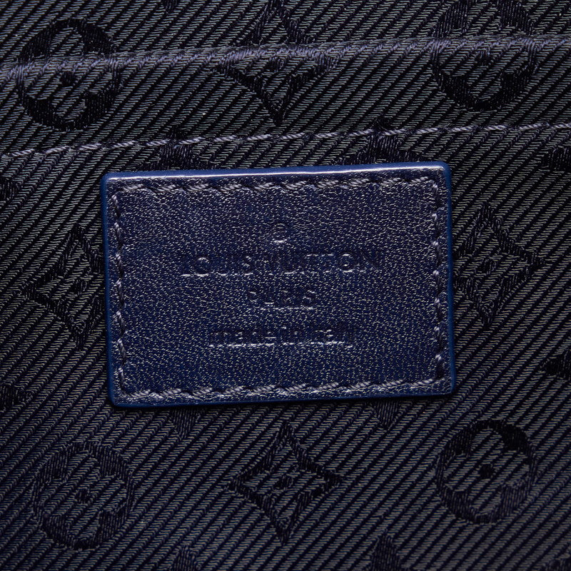 LOUIS VUITTON Black Altair Monogram Motard Pochette Clutch Bag