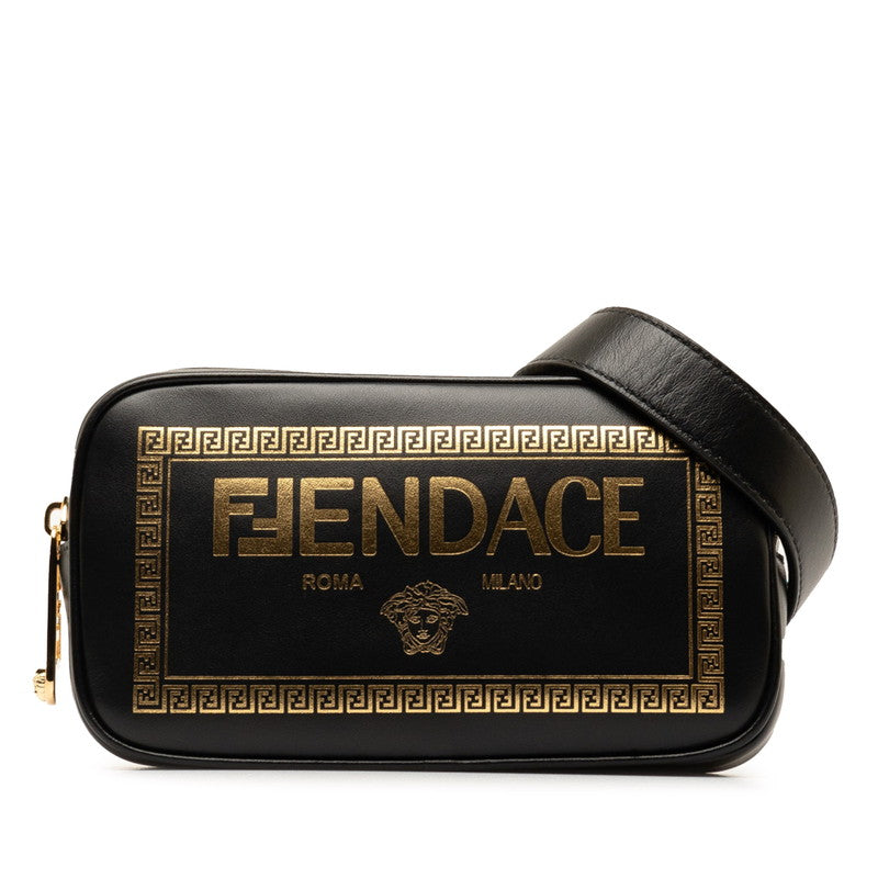 Fendi Fendi x Versace Fendace Shoulder Bag Leather Shoulder Bag 7M0285 in Excellent condition