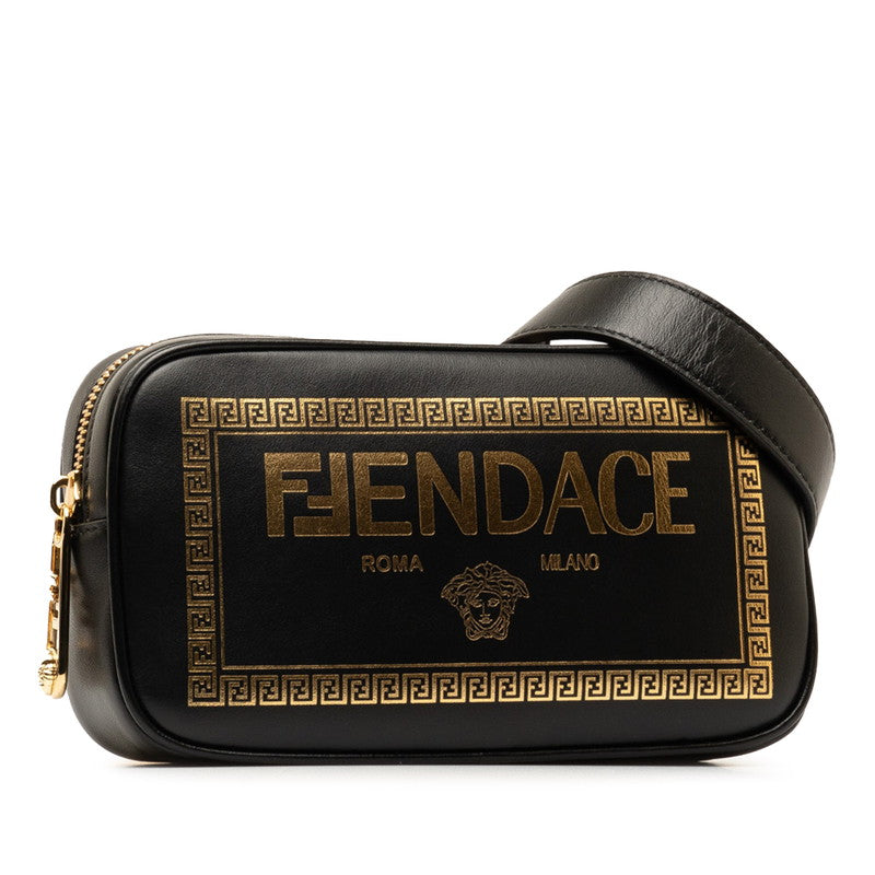 Fendi Fendi x Versace Fendace Shoulder Bag Leather Shoulder Bag 7M0285 in Excellent condition