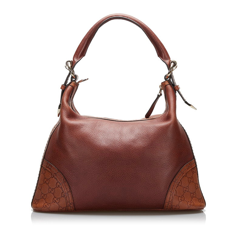 Leather Signoria Hobo Bag 181515