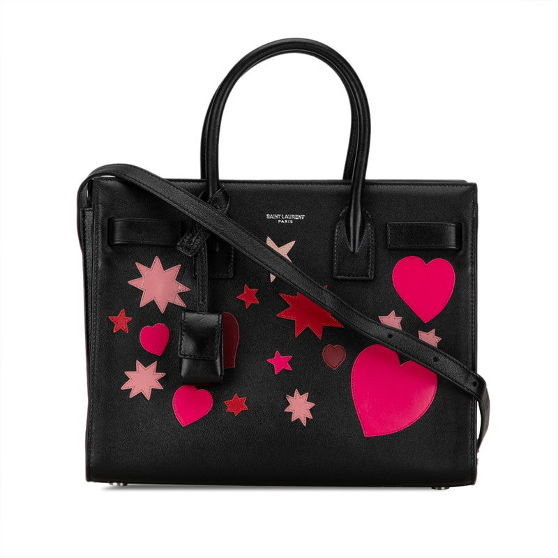 Yves Saint Laurent Leather Baby Sac de Jour Handbag Leather Handbag 413047 in Good condition