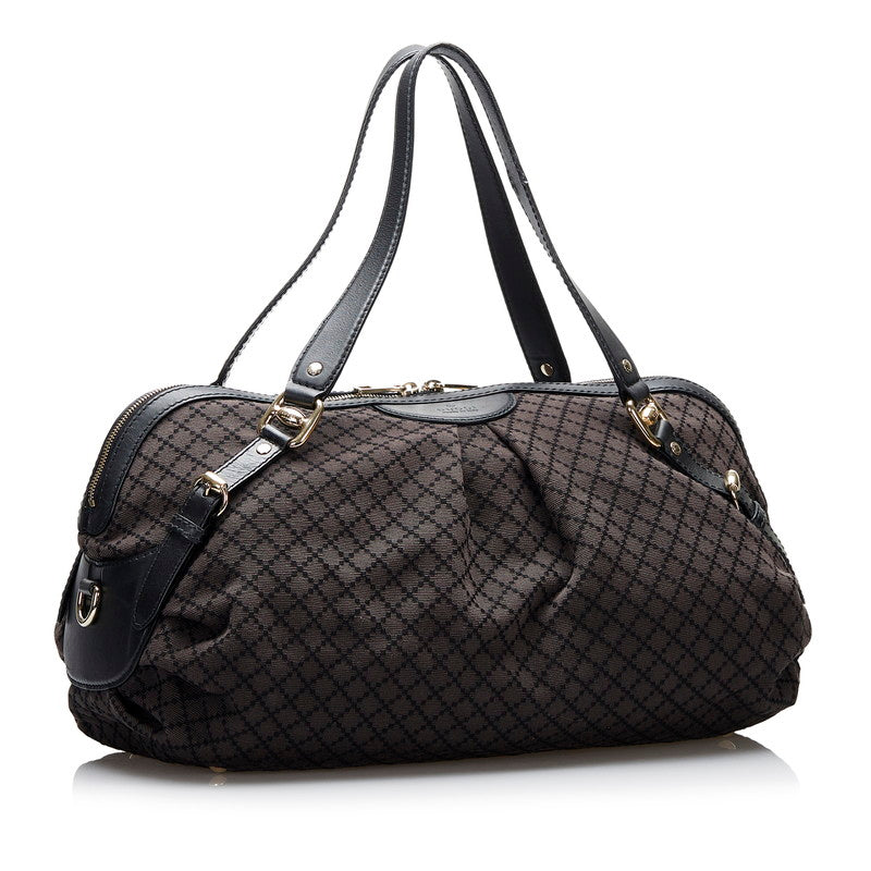 Diamante Canvas Boston Bag 269929