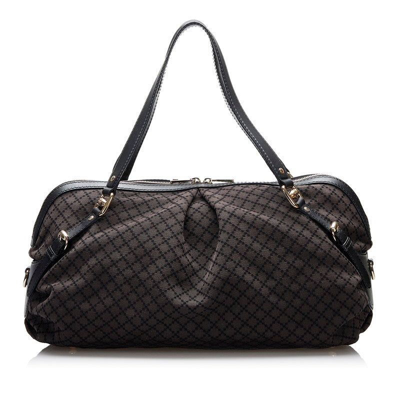 Diamante Canvas Boston Bag 269929