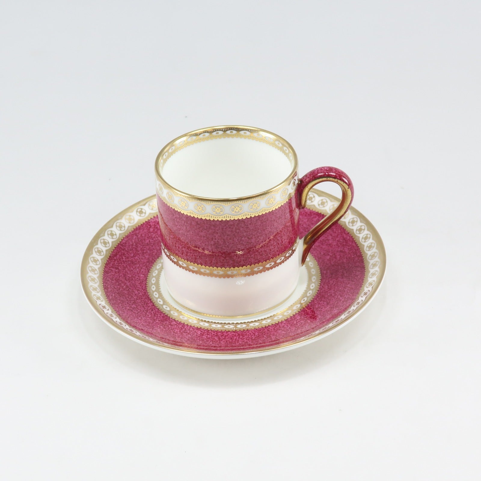 Wedgwood Etruria Ruby Demitasse Cup & Saucer