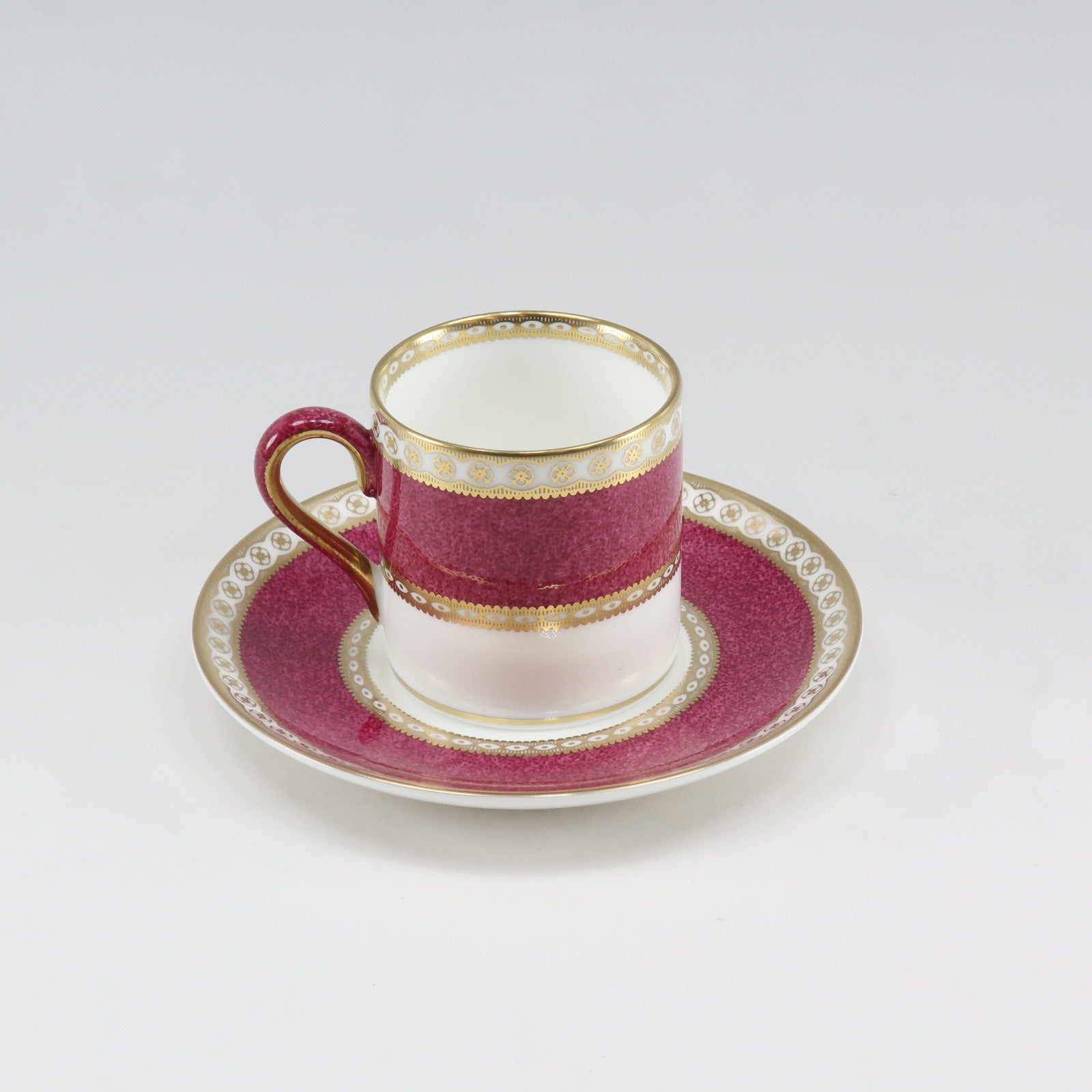 Wedgwood Etruria Ruby Demitasse Cup & Saucer