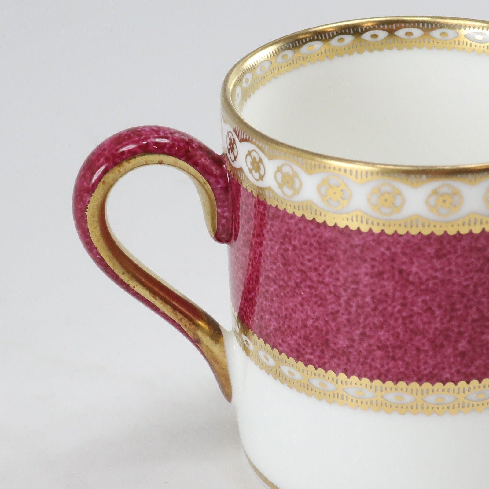 Wedgwood Etruria Ruby Demitasse Cup & Saucer