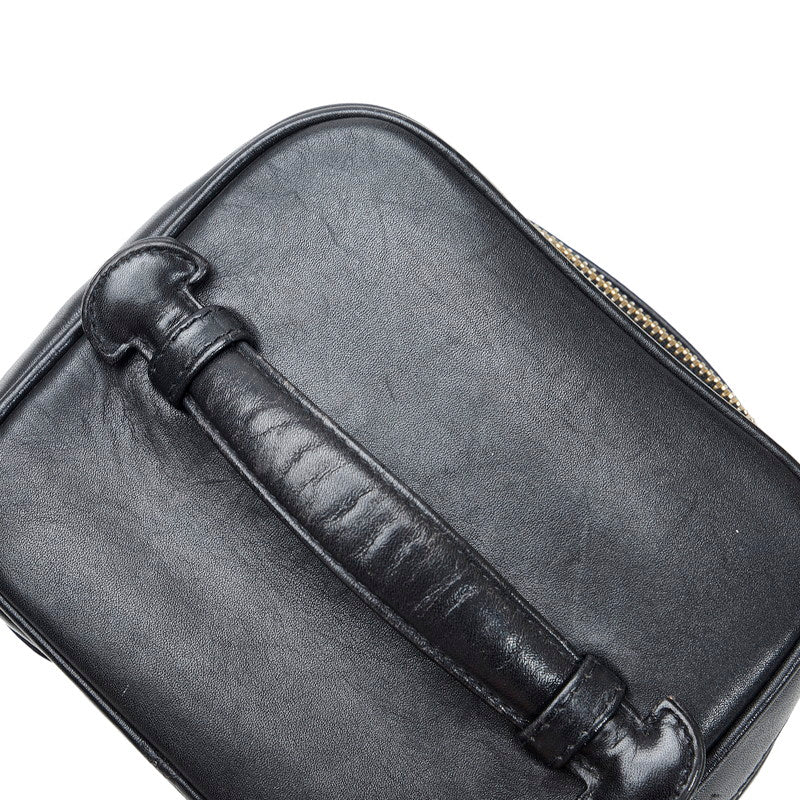 Quilted Leather Vertical Vanity Case