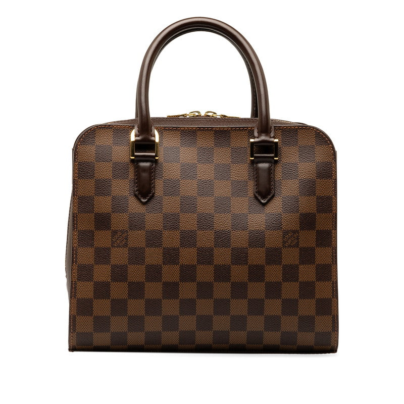 Louis Vuitton Triana Canvas Handbag N51155 in Excellent condition